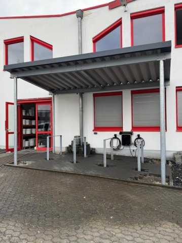 Fahrradplatzüberdachung 1